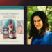 A photograph of Satya Shikha alongside the cover of Colonial Caregivers: Ayahs and the Gendered History of Race and Caste.